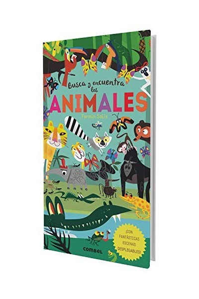 BUSCA Y ENCUENTRA LOS ANIMALES. ¡CON FANTÁSTICAS ESCENAS DESPLEGABLES!.